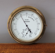 Hygrometer Messing 60er 70er