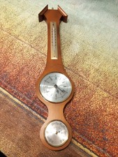 Alte Wetterstation 55 cm Holz