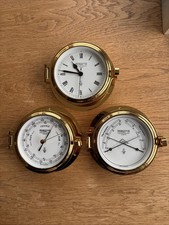 WEMPE Schiffsuhr Set Bullaugen